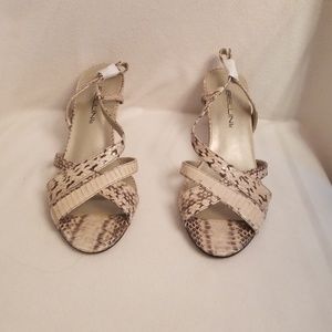 Genuine snake upper shoes